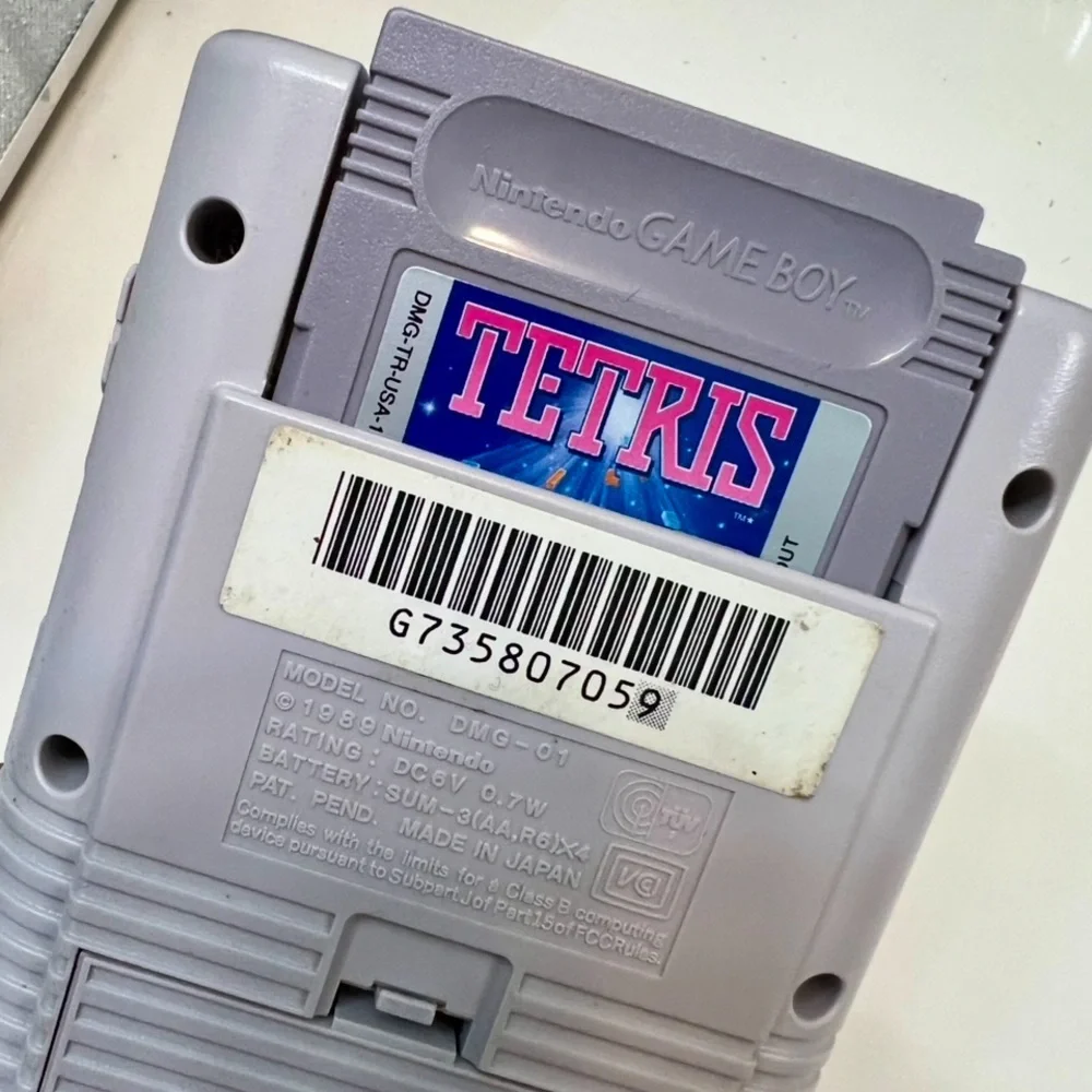 👑✅PRICE FIRM✅ First Original Vintage Nintendo Game Boy with Tetris Game Included